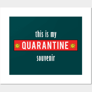 The Coronavirus Souvenir - Remember the Quarantine Posters and Art